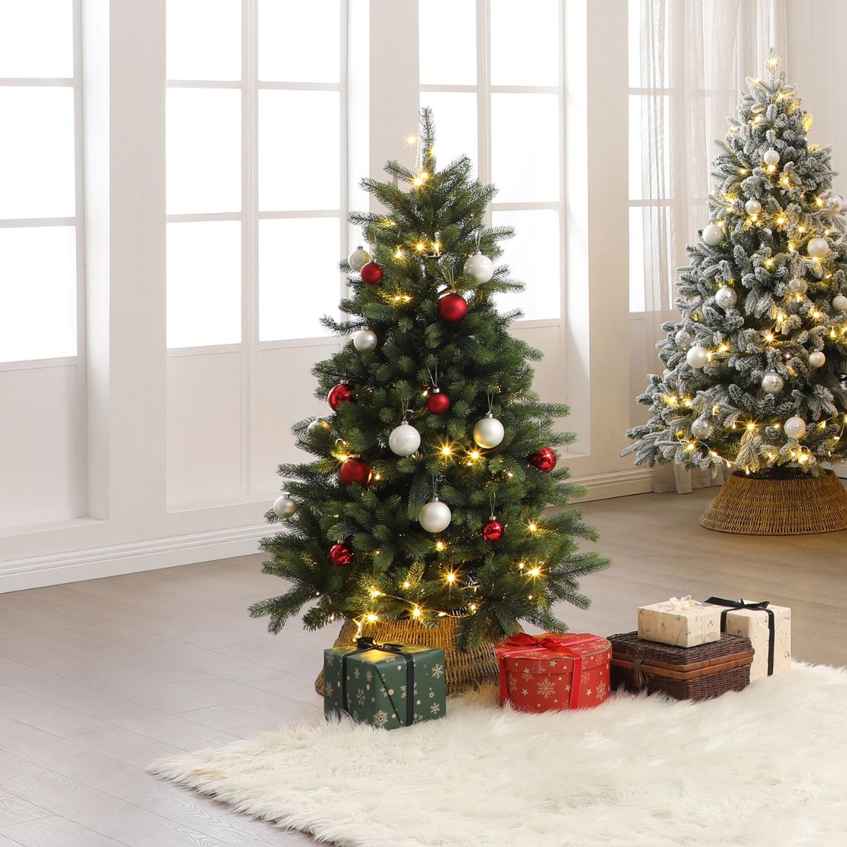 Coffret de 4 boules de Noël