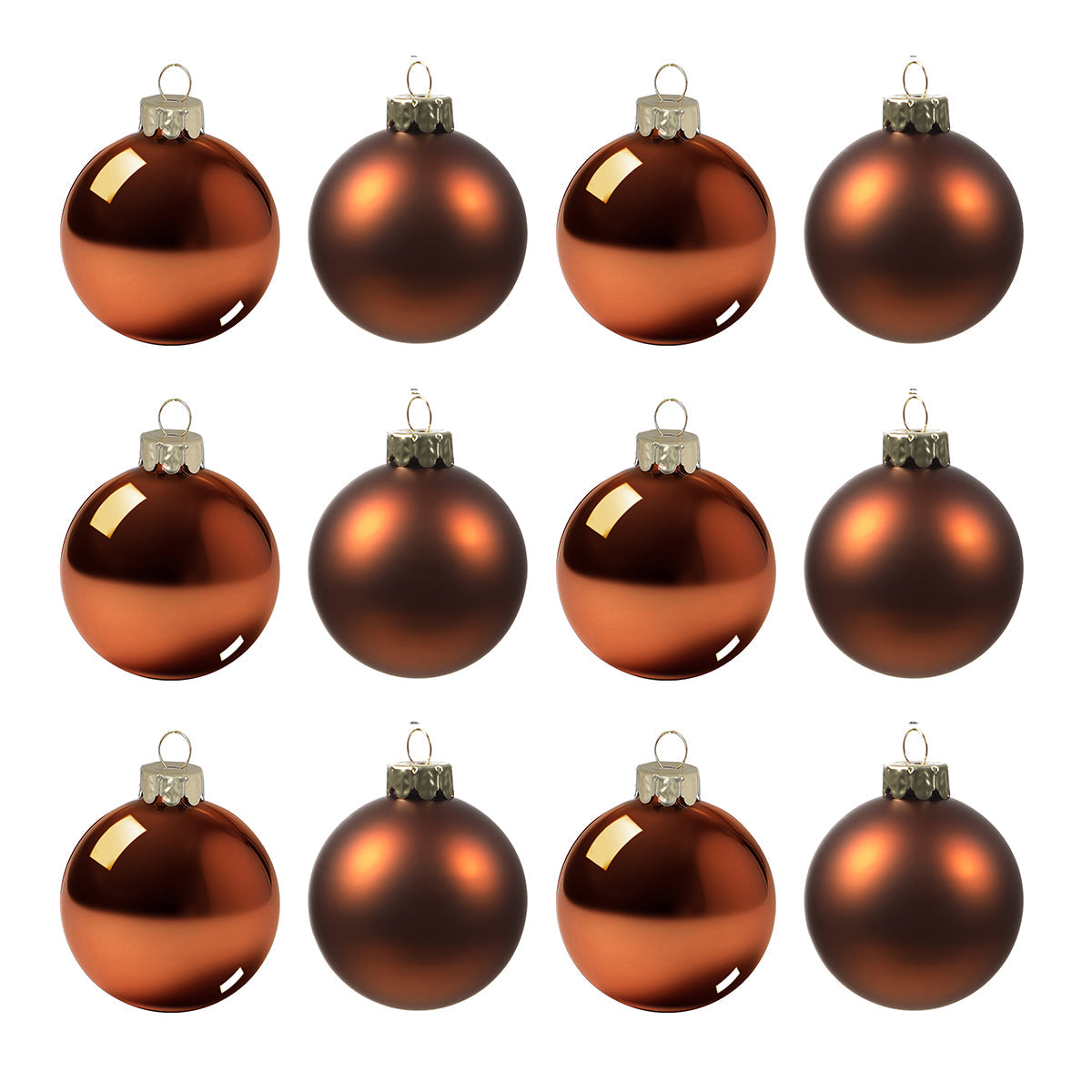 Coffret de 12 boules de Noël