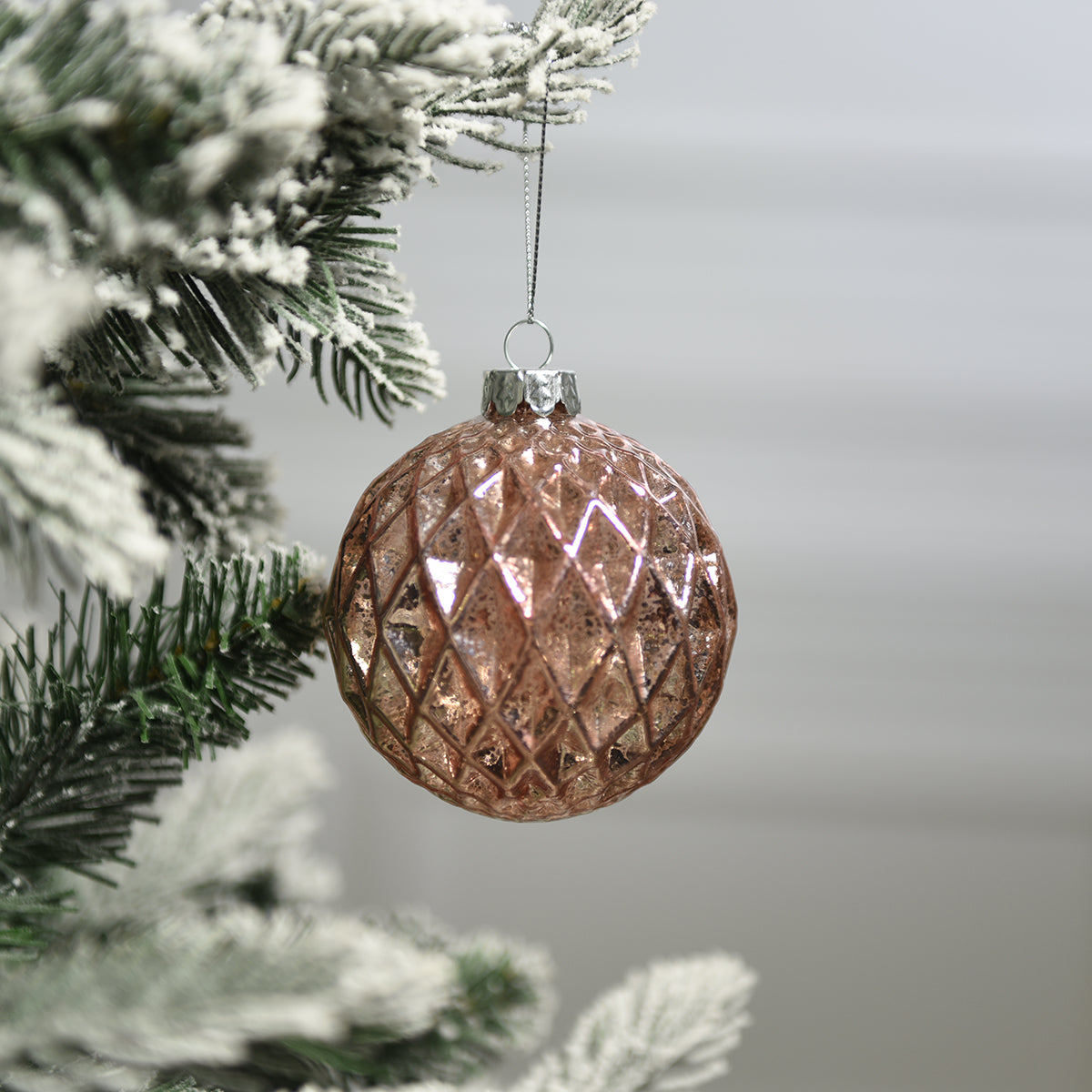 Confezione da 4 bocce di Noël pailletées