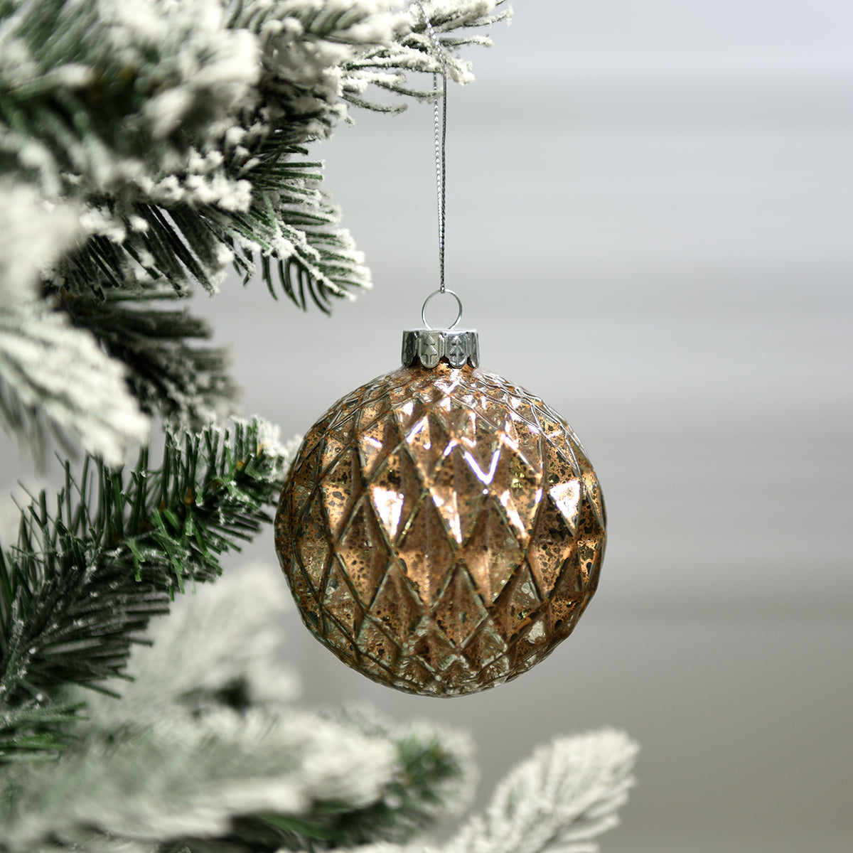 Confezione da 4 bocce di Noël pailletées