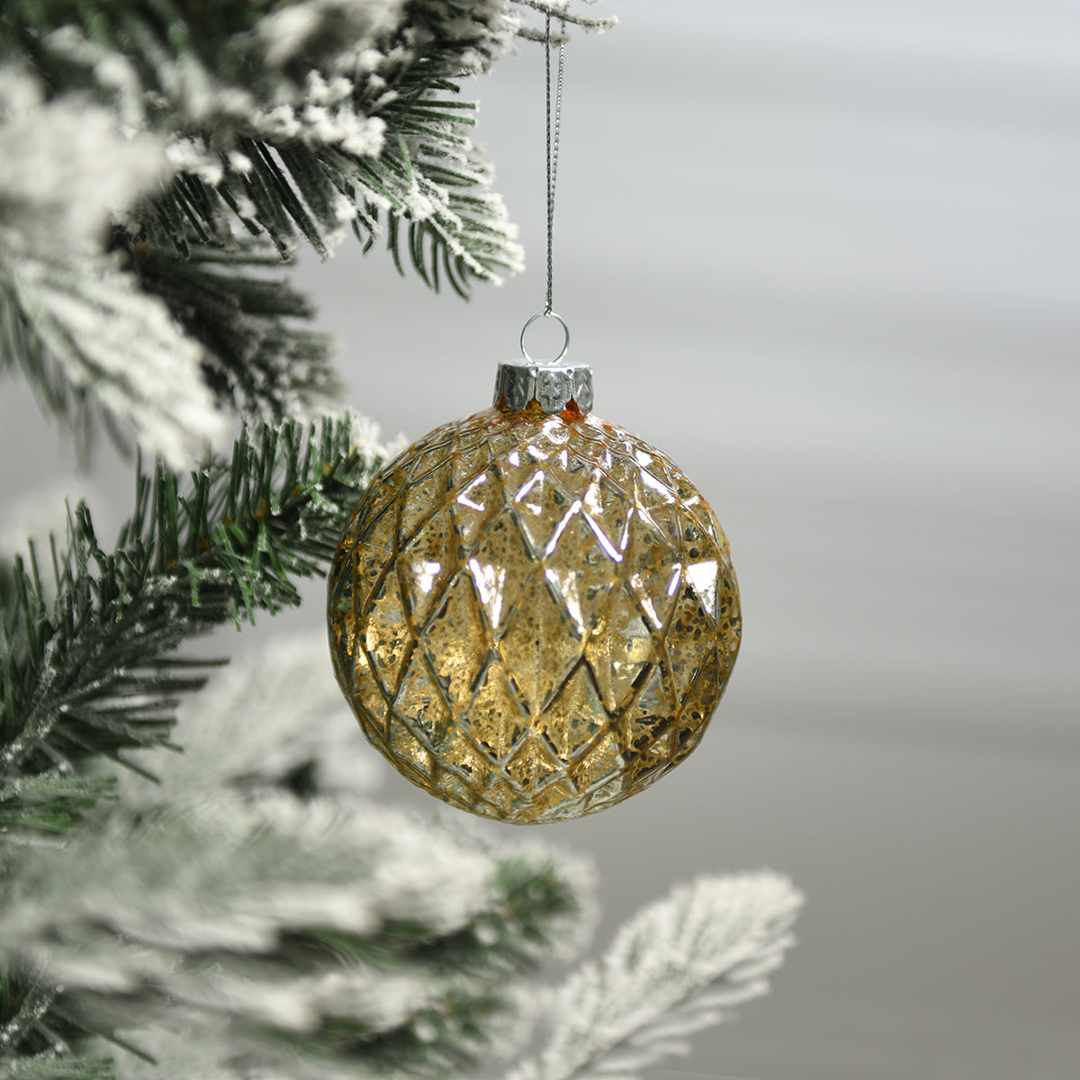Confezione da 4 bocce di Noël pailletées