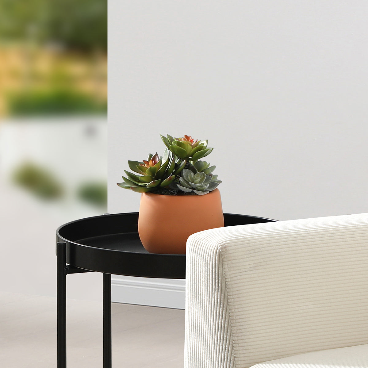 Succulente artificiale in vaso