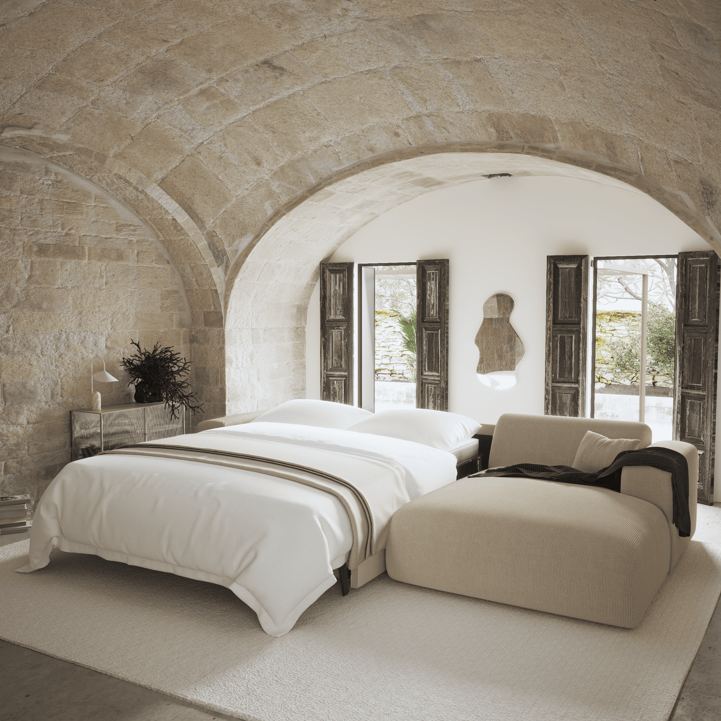 Canapé Convertibile Angolo Droit Myra