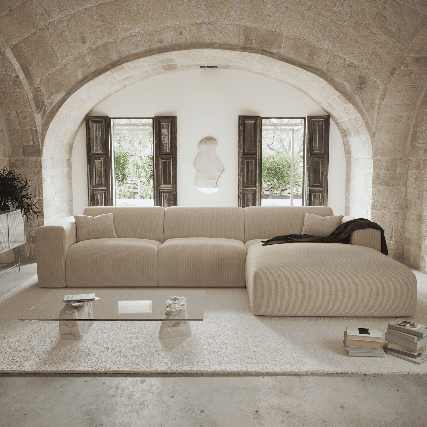 Canapé Convertibile Angolo Droit Myra