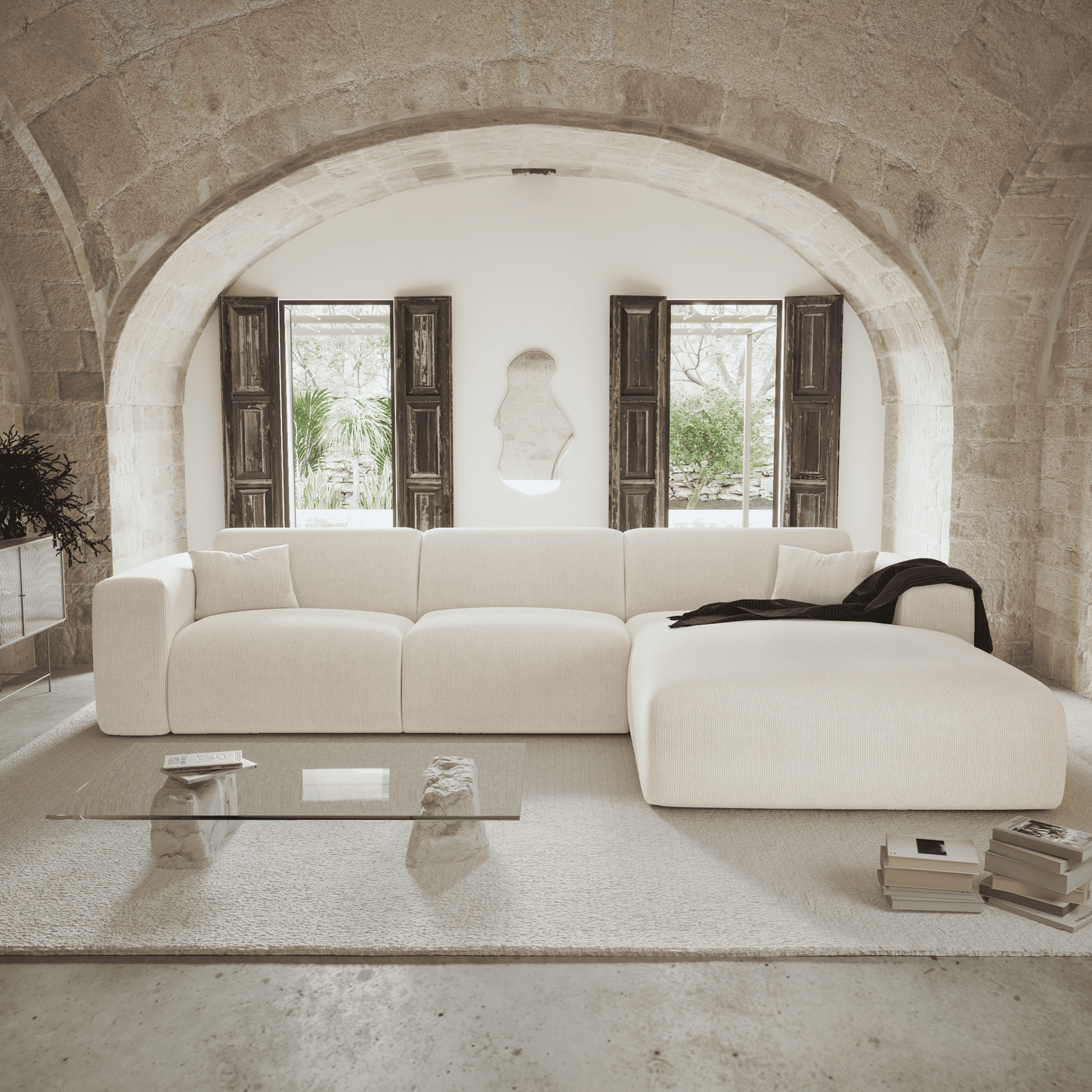 Canapé Convertibile Angolo Droit Myra