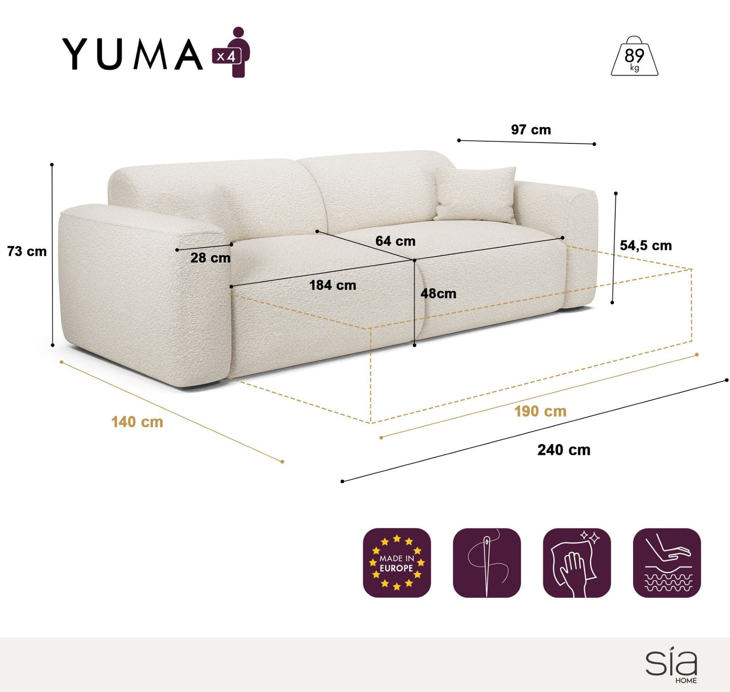 Canapé Convertible Yuma