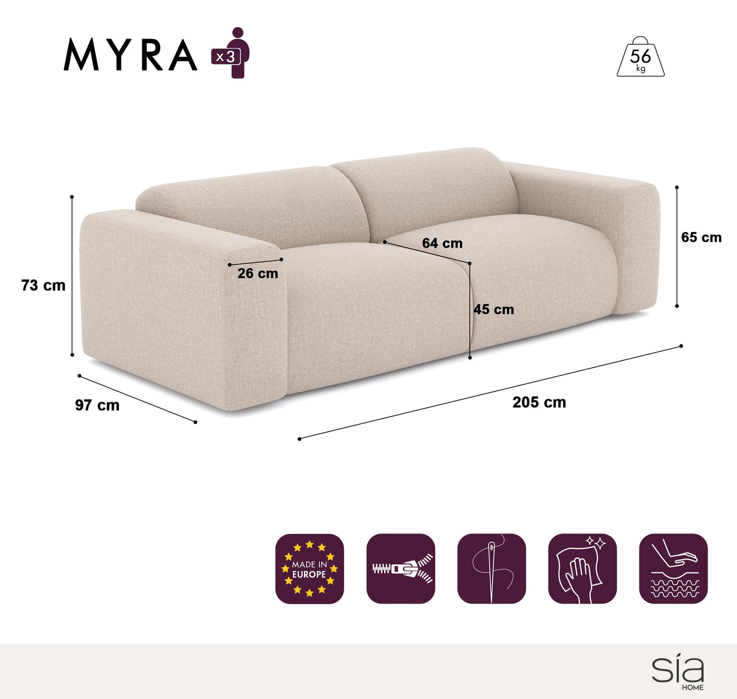 Canapé Myra