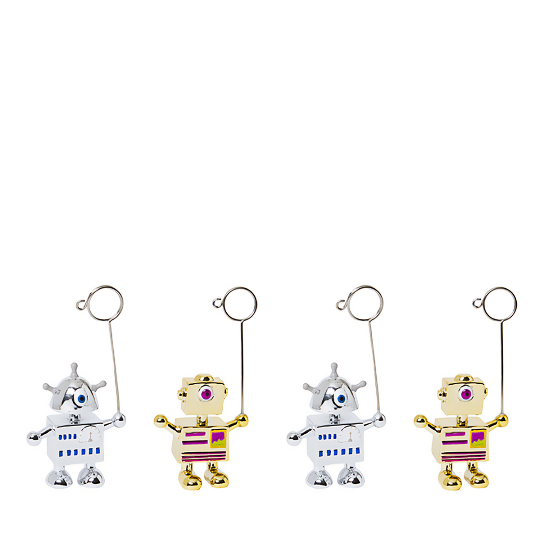 Porte-Cartes de Noël Figurine Robot Pop