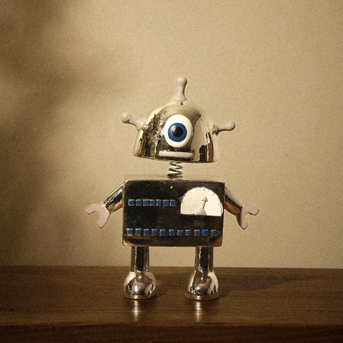 Tirelire Figurina Robot Noël Pop