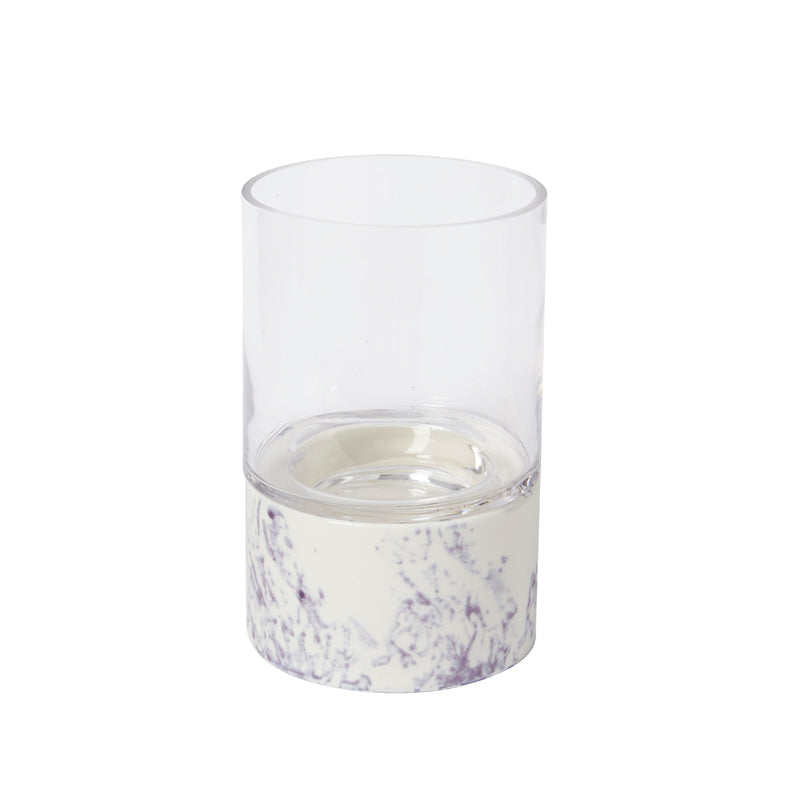 Porte-Bougie en Effet Marbre Grand Format