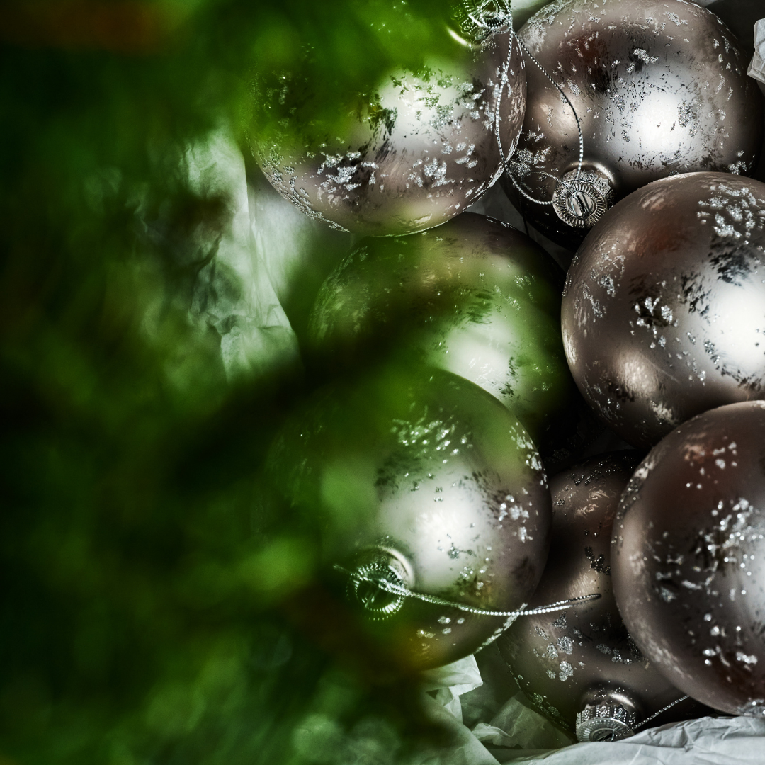 Boule de Noël Pailletée et Mat Grand Format