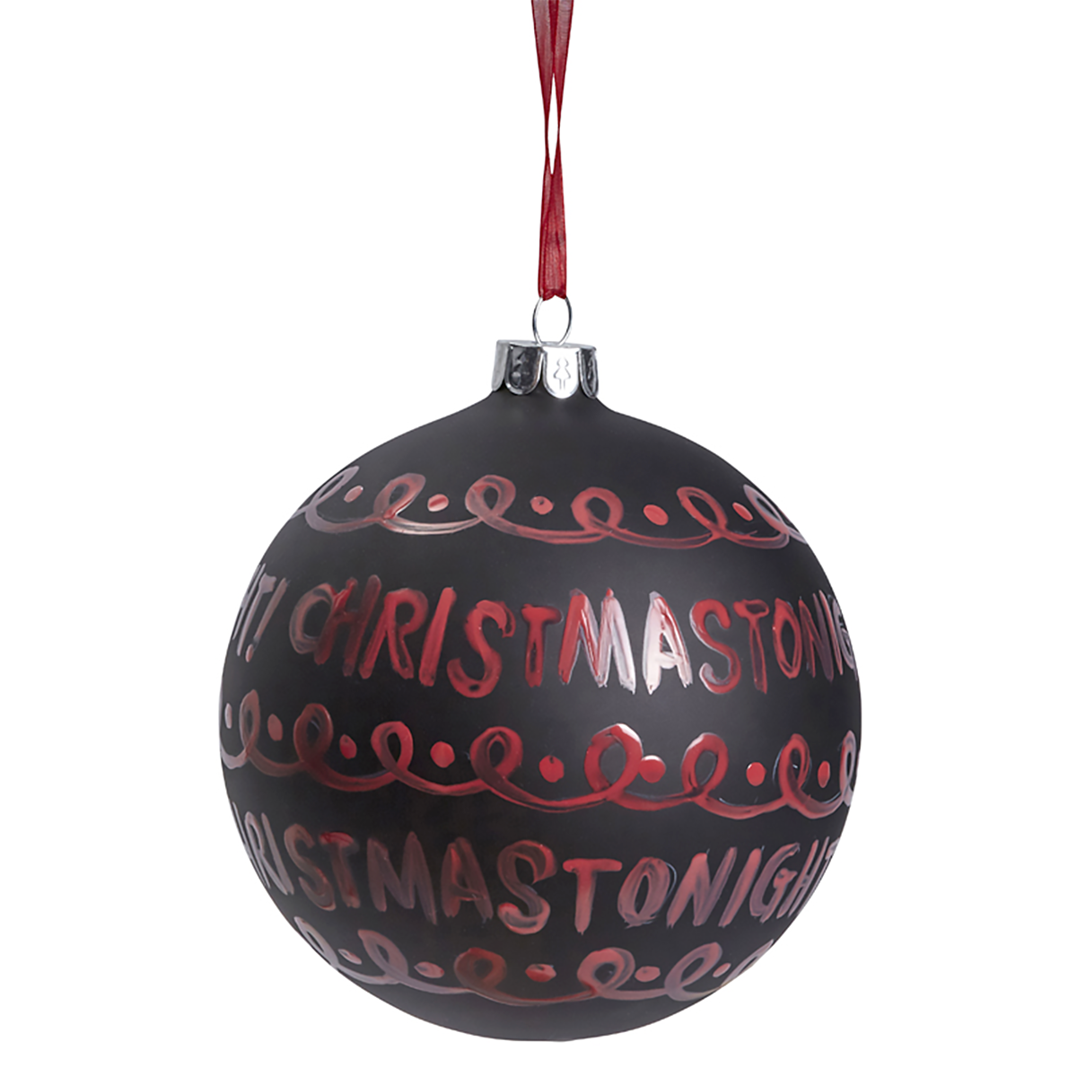 Boule de Noël Graphique Buon Natale