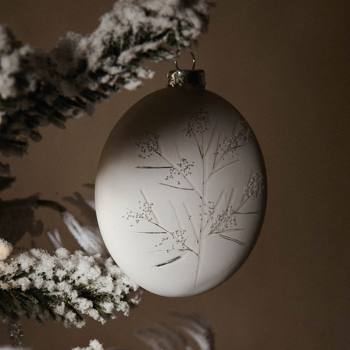 Boules de Noël Motivo vegetale