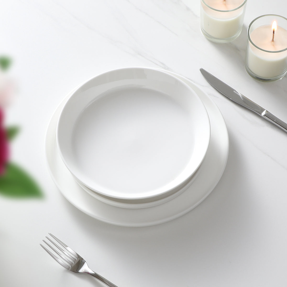 Servizio 4 assiette piatti Louise
