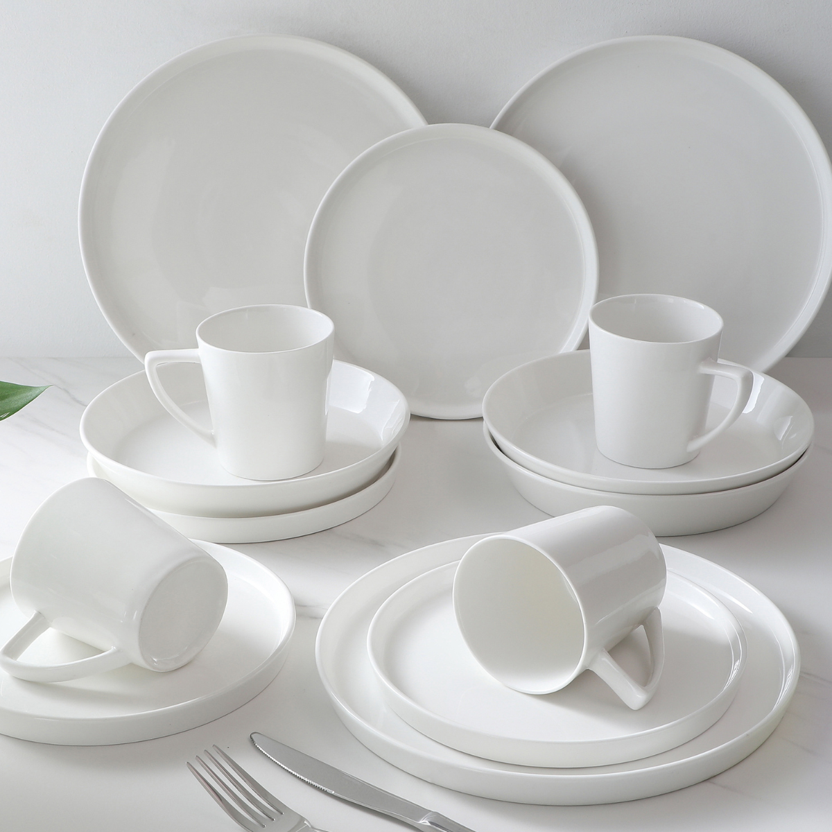 Servizio 4 assiettes creuses Louise