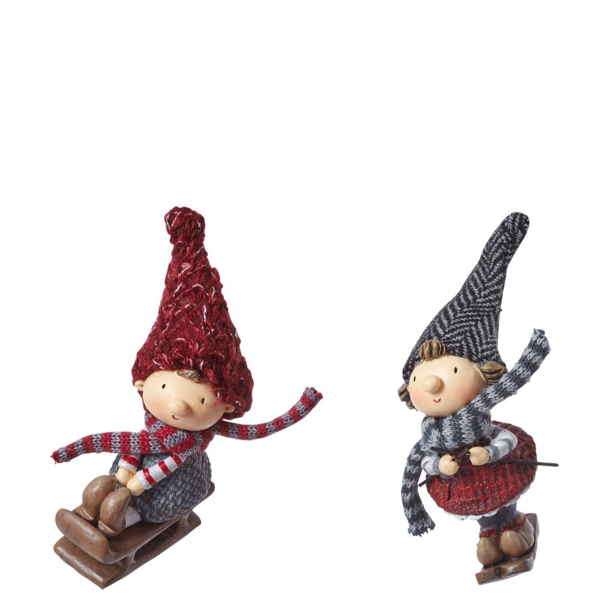 Sospensioni Figurines de Noël Enfants Olaf sur luge