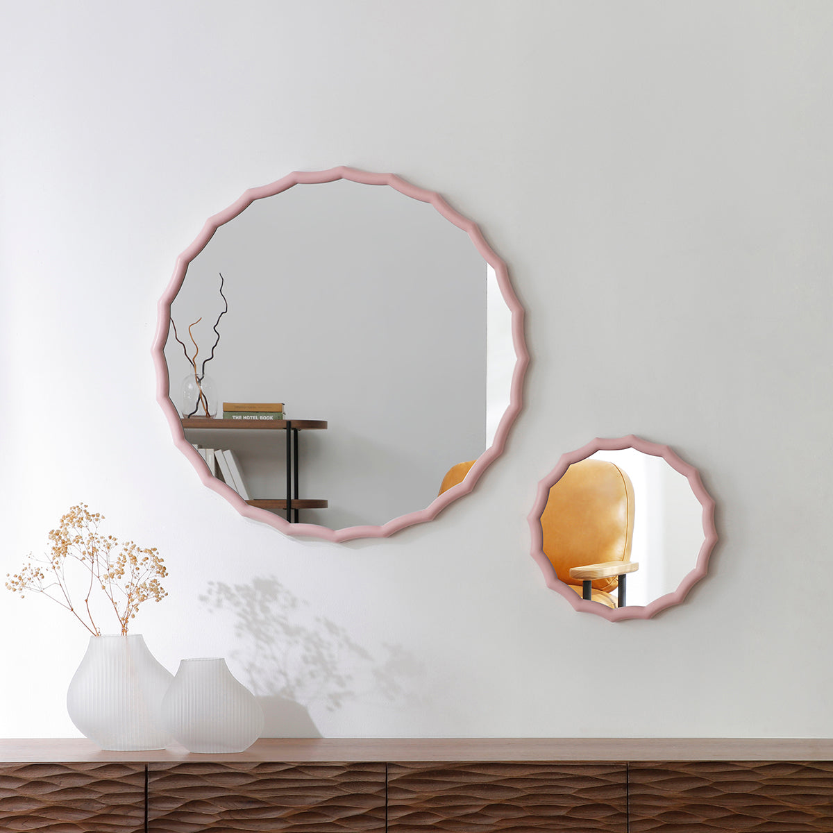 Miroir rond Ondine 76cm