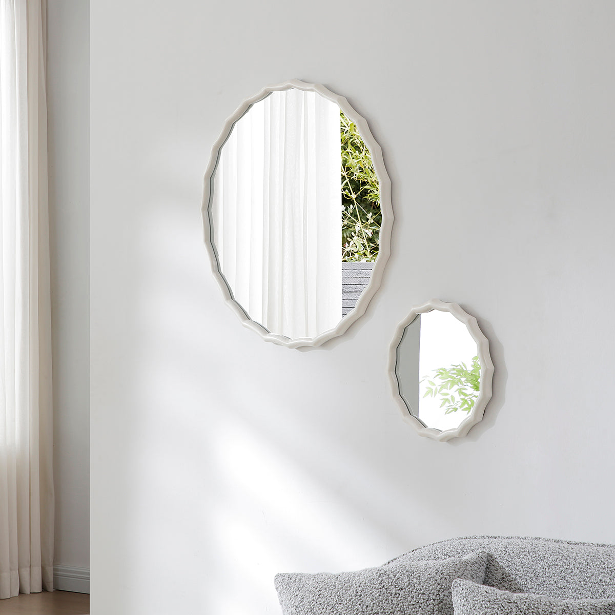 Miroir rond Ondine 38cm