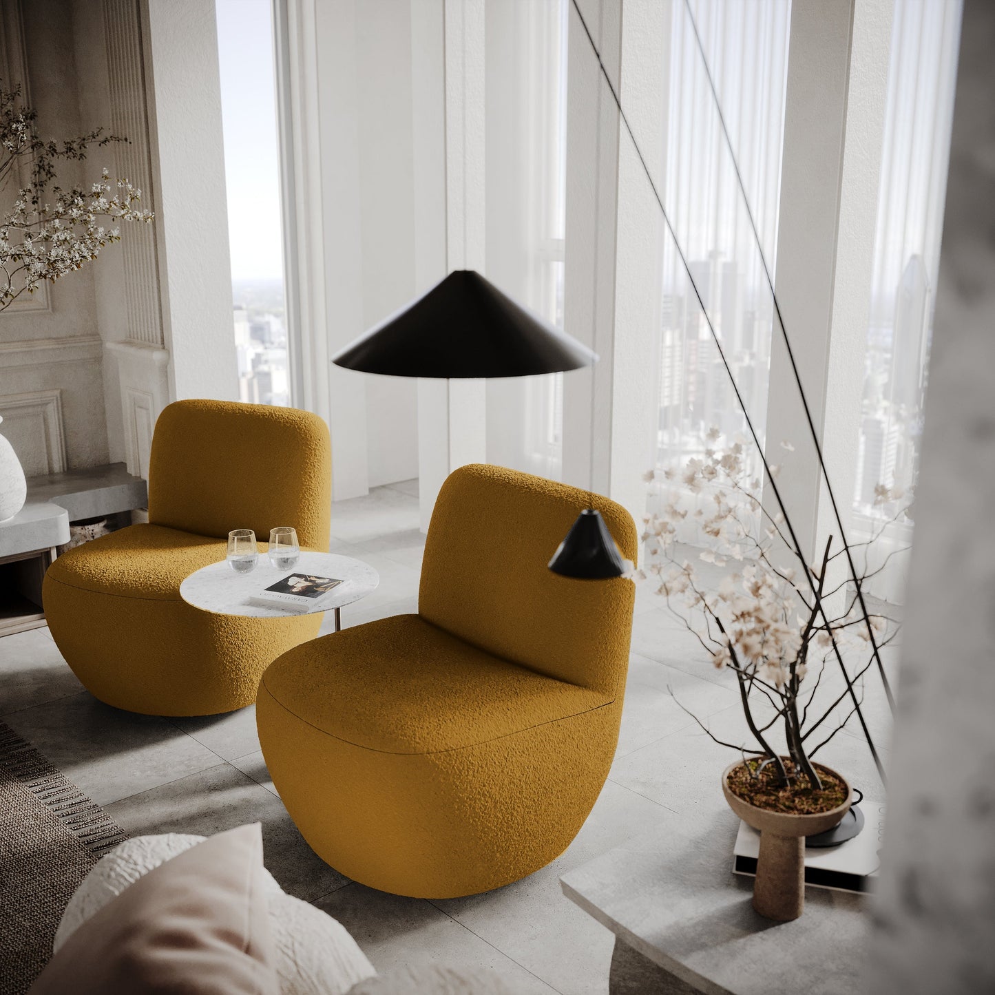 Fauteuil pivotant Jena
