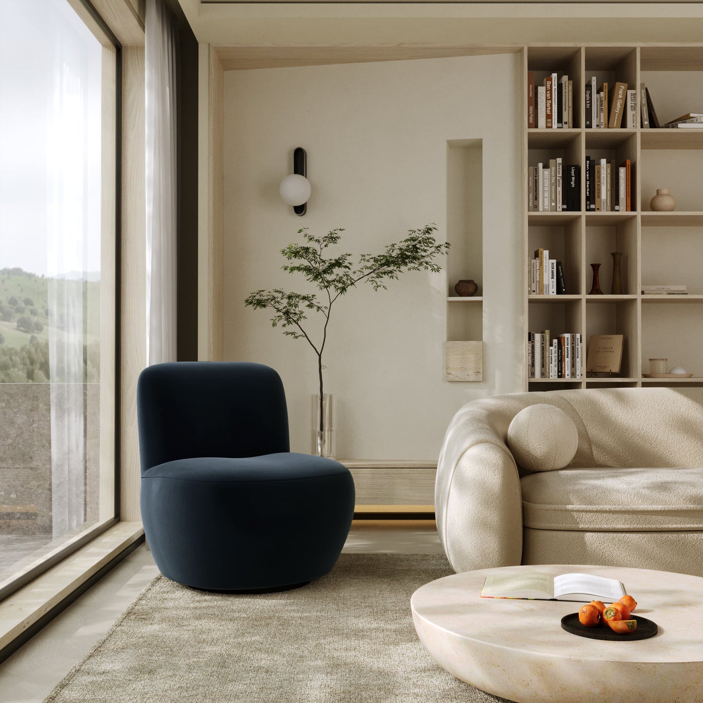 Fauteuil pivotant Jena