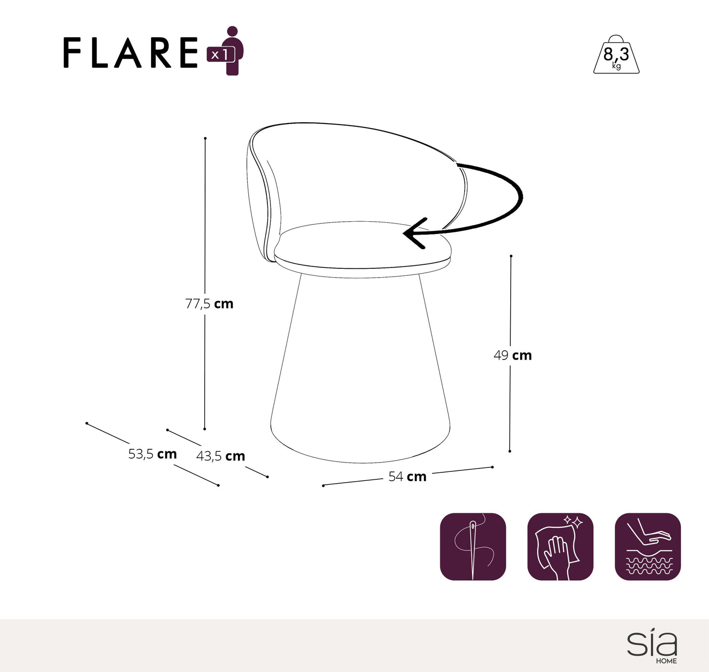 Poltrona Flare