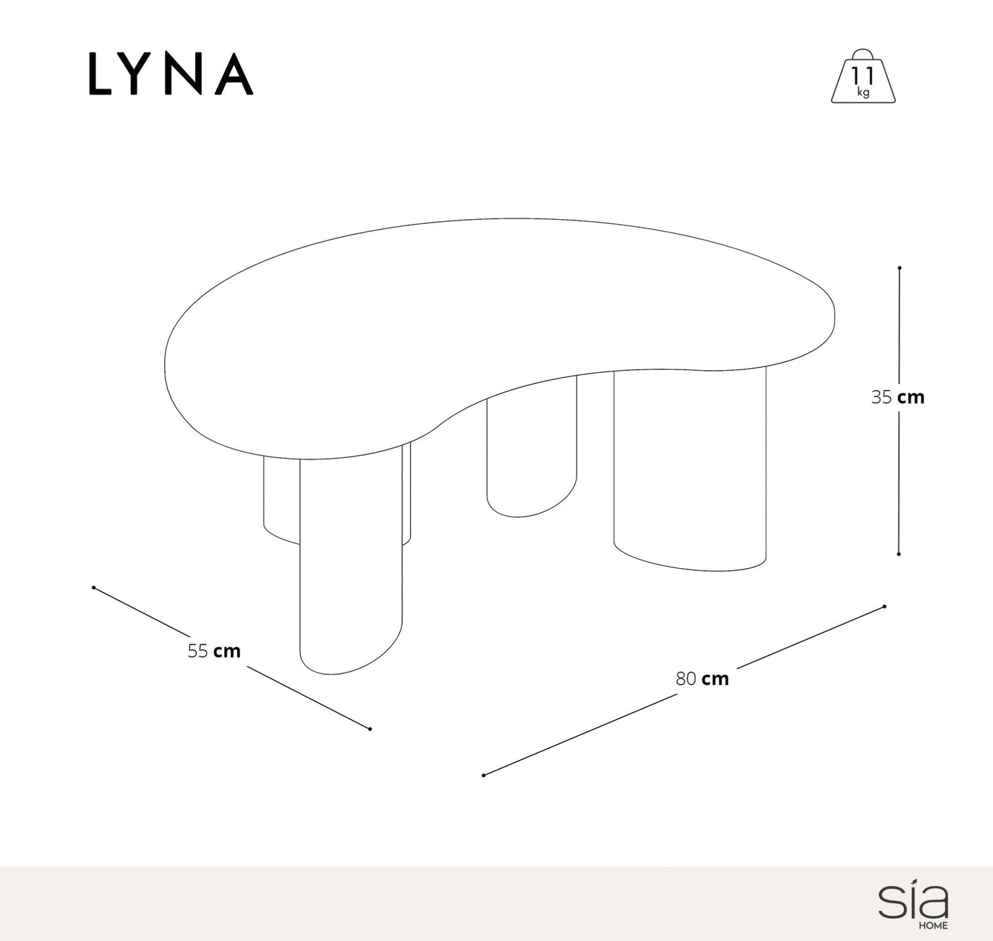 Tavolo basso Lyna