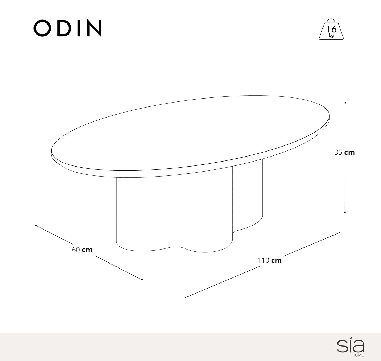 Tavolo basso Odin