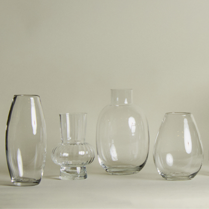 Vaso trasparente grande formato