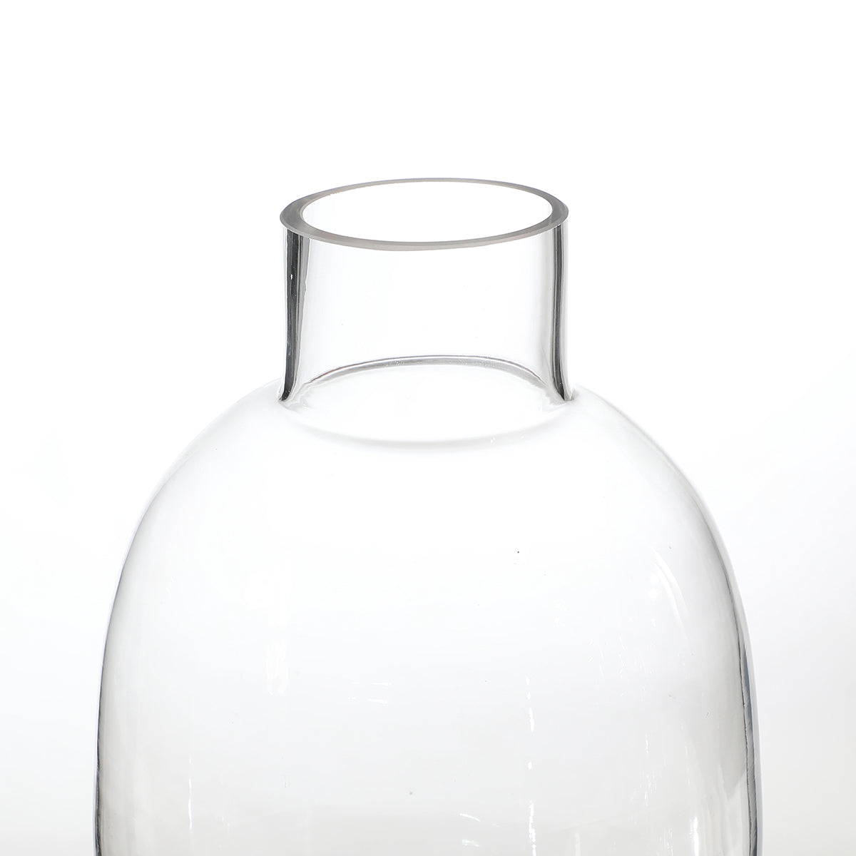 Vaso trasparente Arrondi avec col étroit