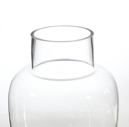 Vaso trasparente Arrondi avec un col large
