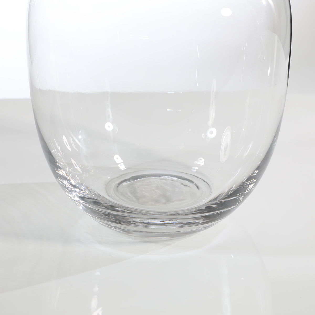 Vaso trasparente Arrondi avec un col large