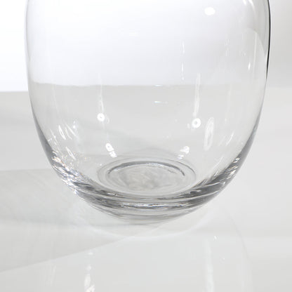 Vaso trasparente Arrondi avec un col large