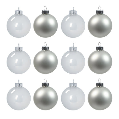 Coffret de 12 boules de Noël