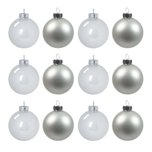 Coffret de 12 boules de Noël