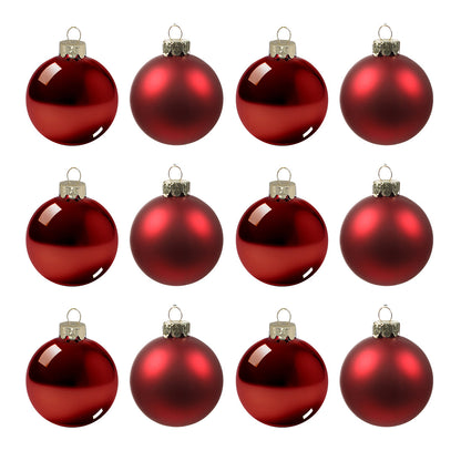 Coffret de 12 boules de Noël