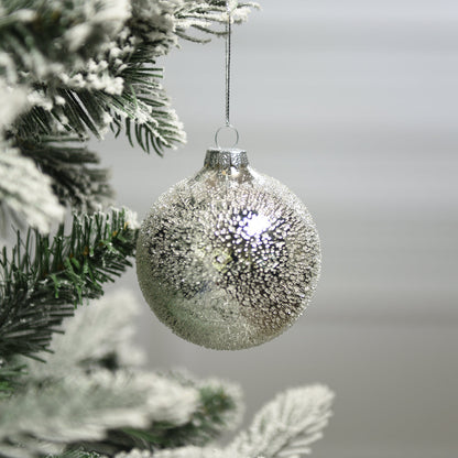 Confezione da 4 bocce di Noël mercurisées