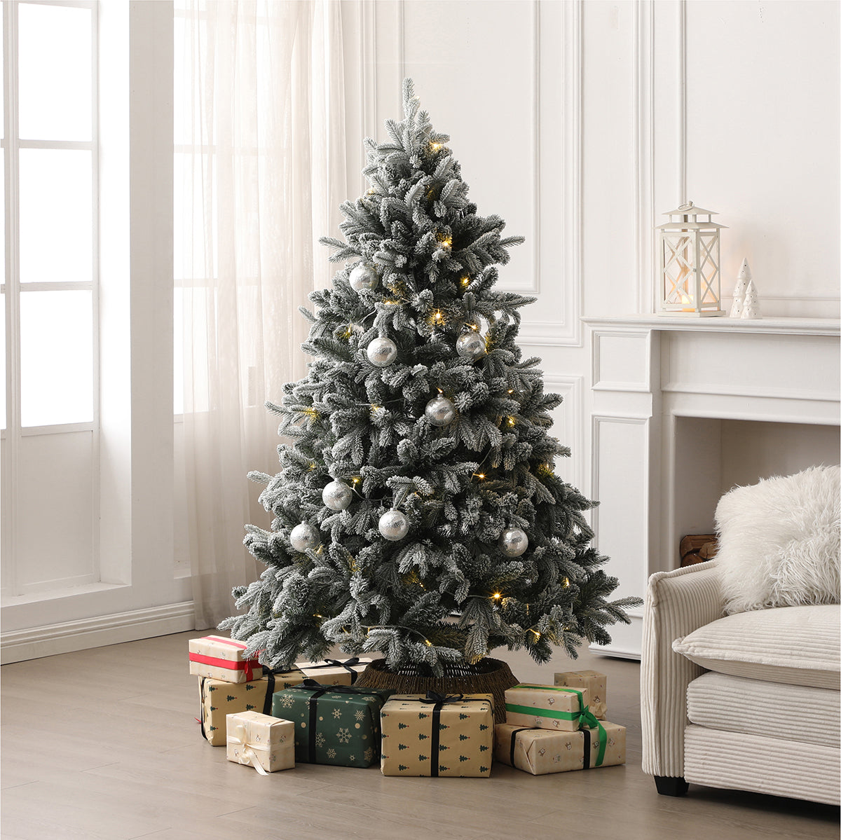 Confezione da 4 bocce di Noël mercurisées