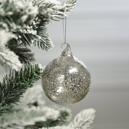 Confezione da 4 bocce di Noël mercurisées