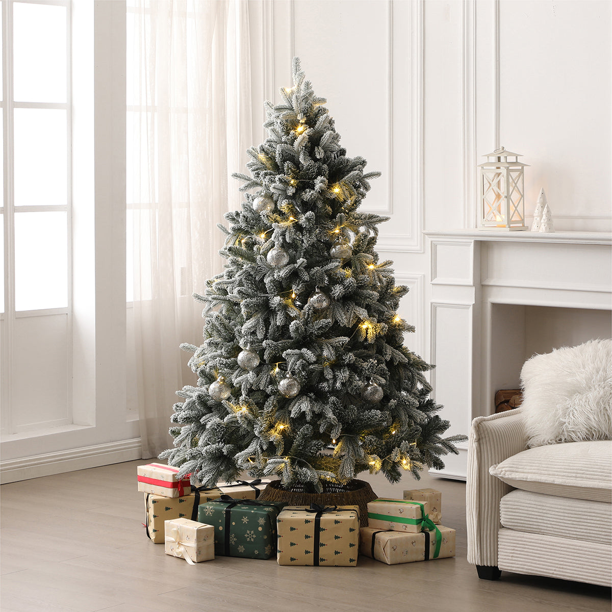 Confezione da 4 bocce di Noël mercurisées