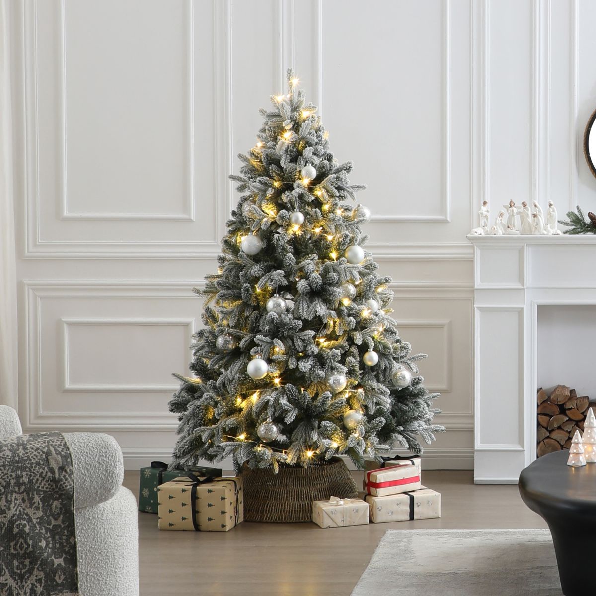 Confezione da 4 bocce di Noël mercurisées