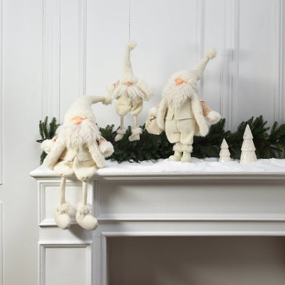 Figurina Père Noël à Asseoir Velluto