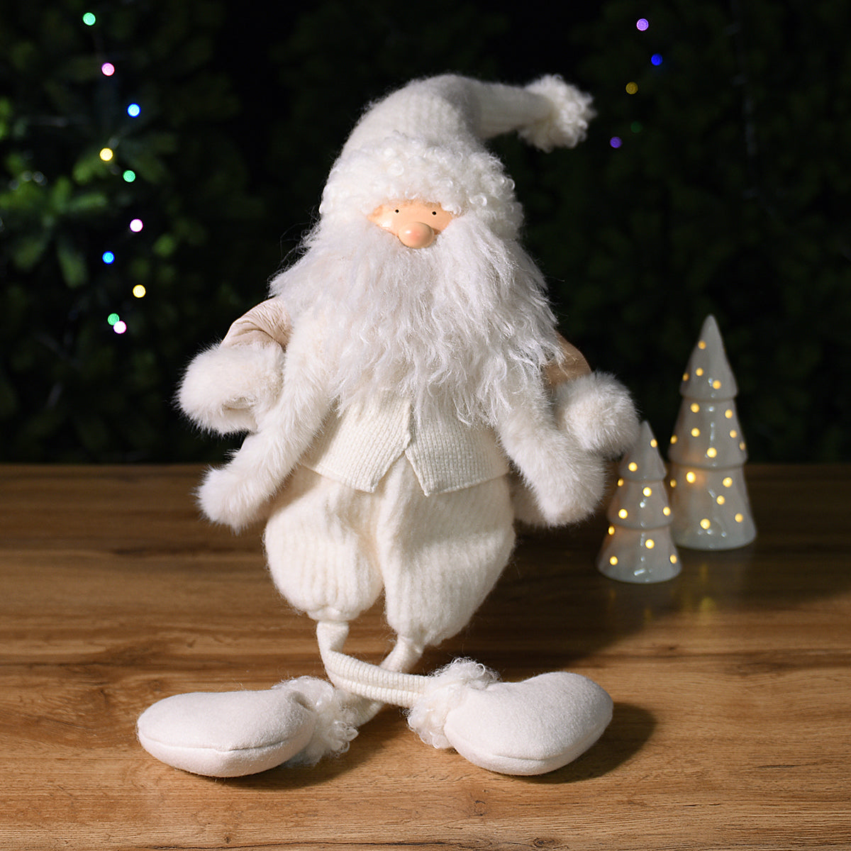 Figurina Père Noël à Asseoir Velluto