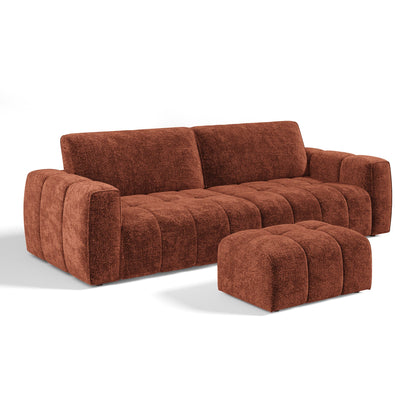 Ensemble Canapé Et Pouf Bari