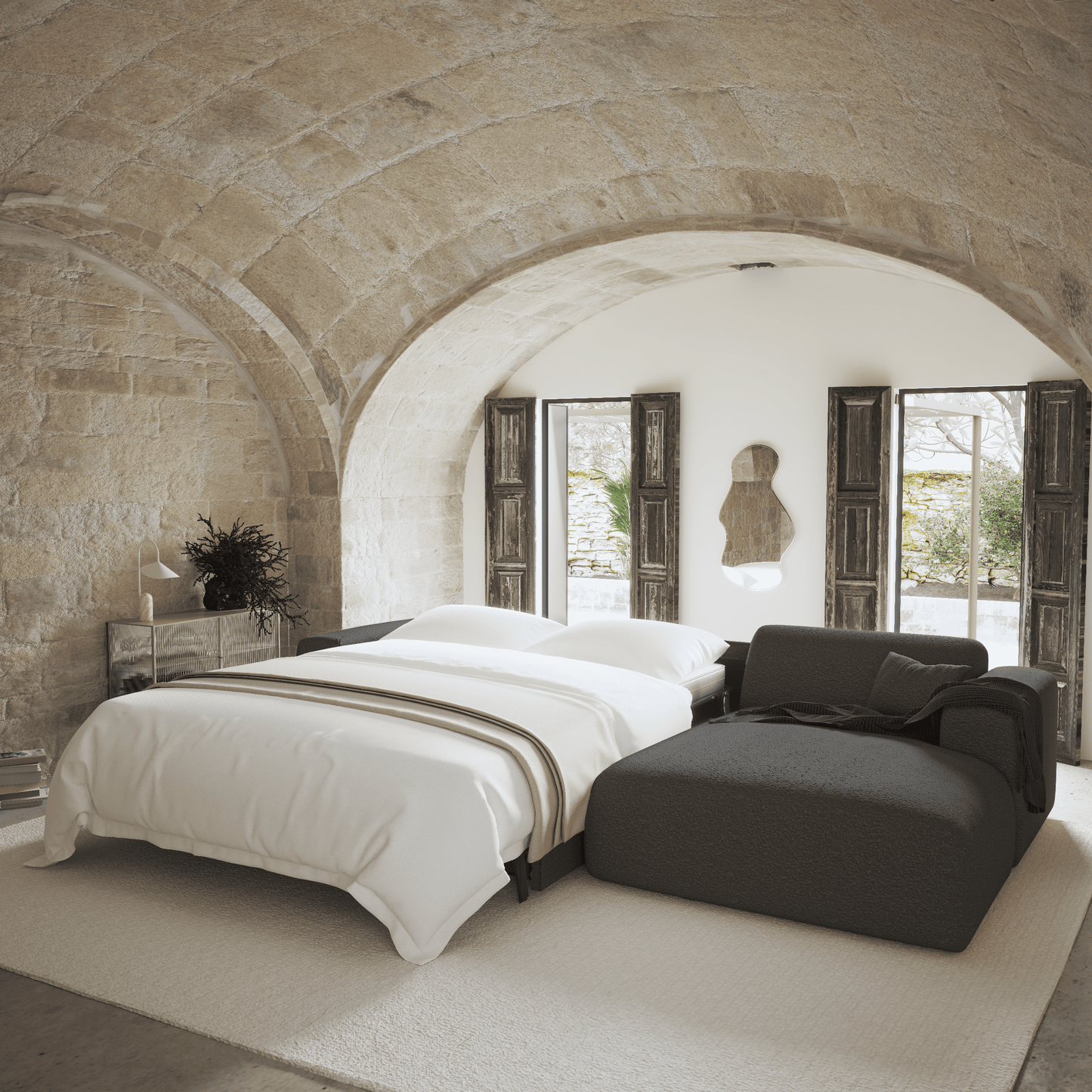 Canapé Convertibile Angolo Droit Myra
