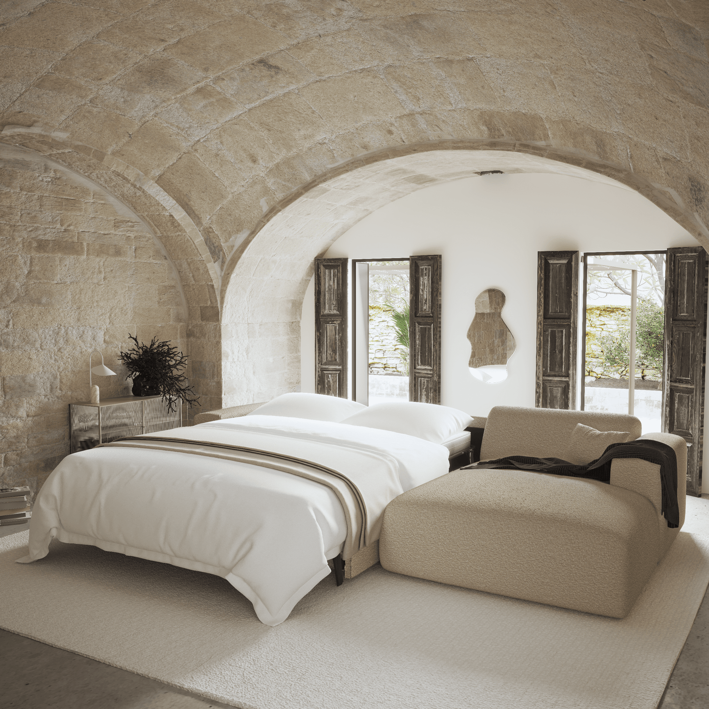 Canapé Convertibile Angolo Droit Myra