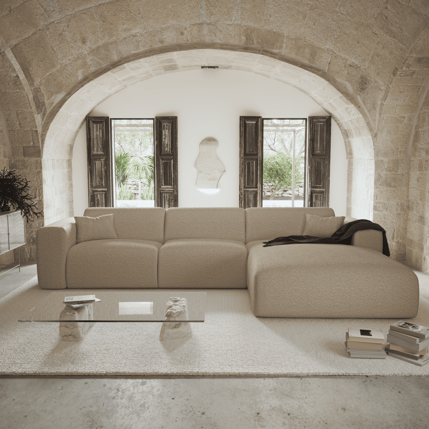 Canapé Convertibile Angolo Droit Myra