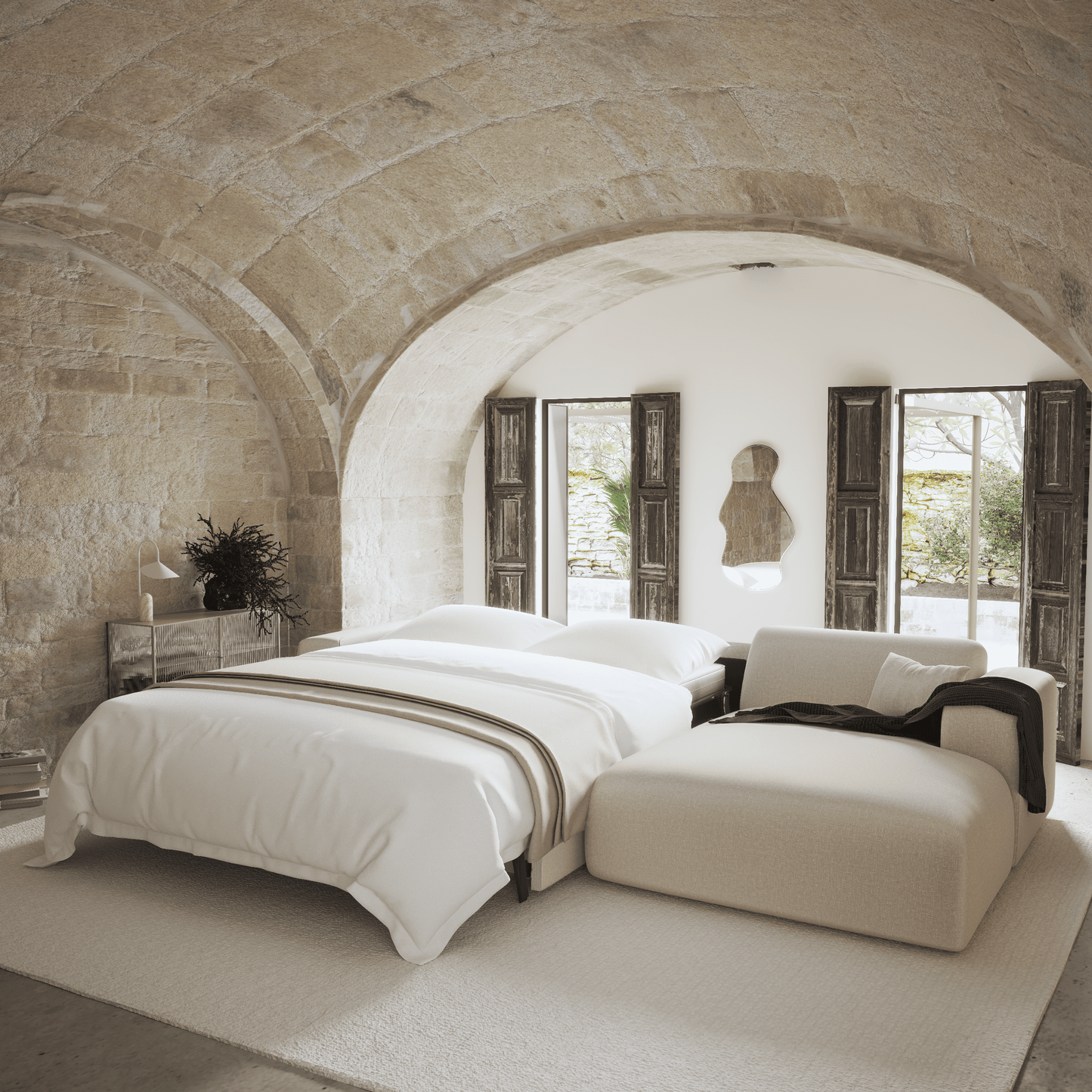 Canapé Convertibile Angolo Droit Myra 