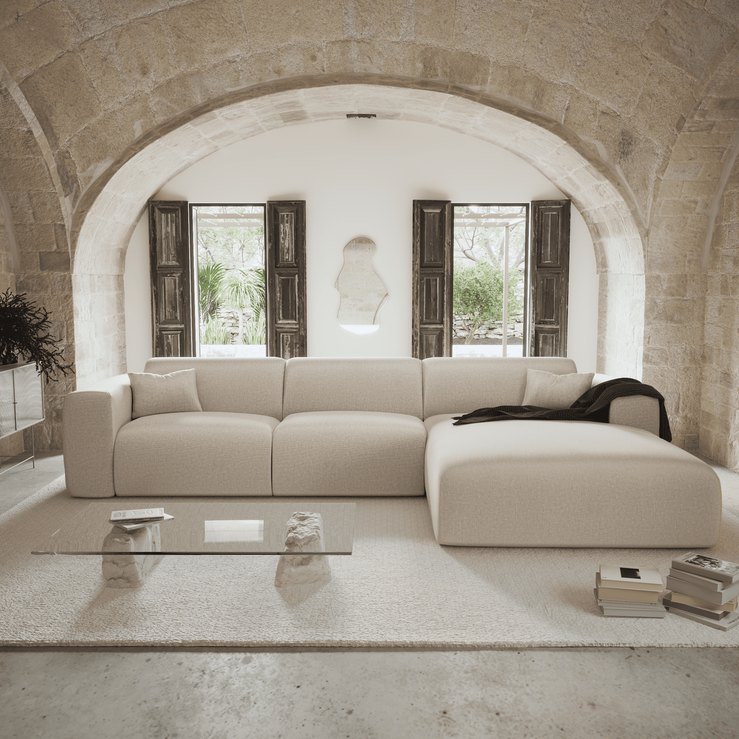 Canapé Convertibile Angolo Droit Myra 