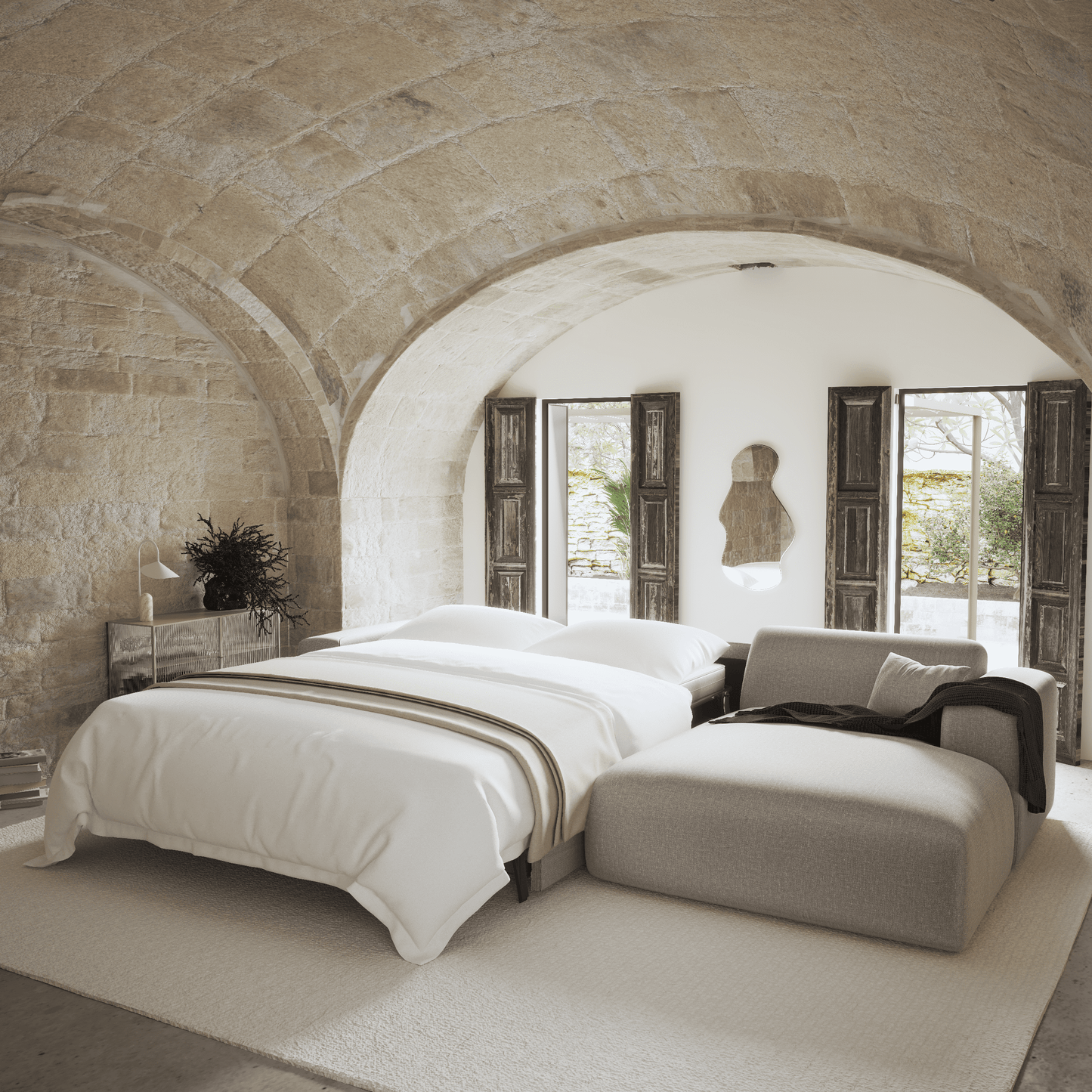 Canapé Convertibile Angolo Droit Myra 