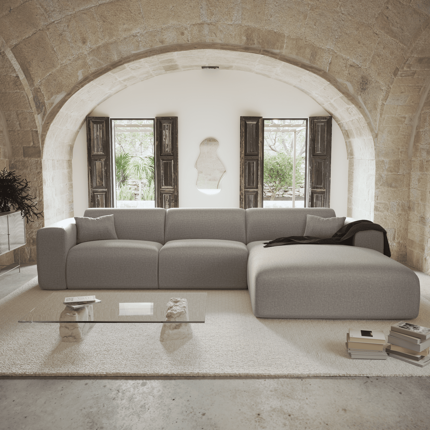 Canapé Convertibile Angolo Droit Myra 
